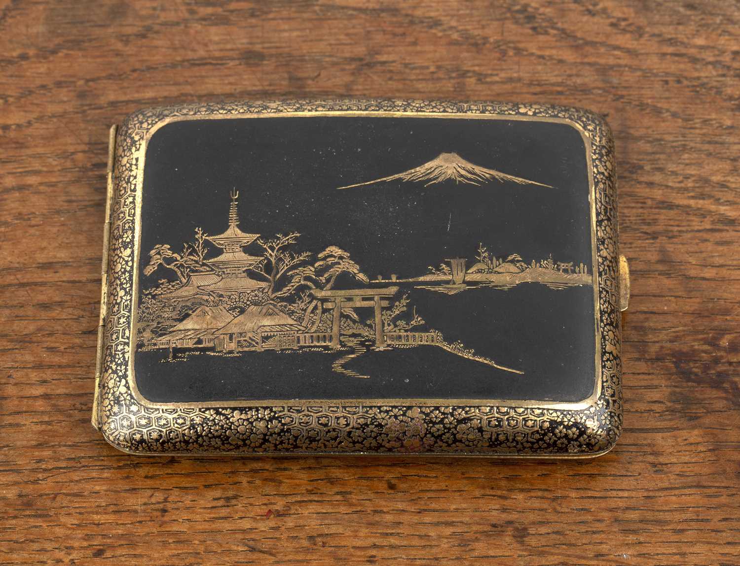 niello cigarette case Lot 478 niello cigarette case Lot 478